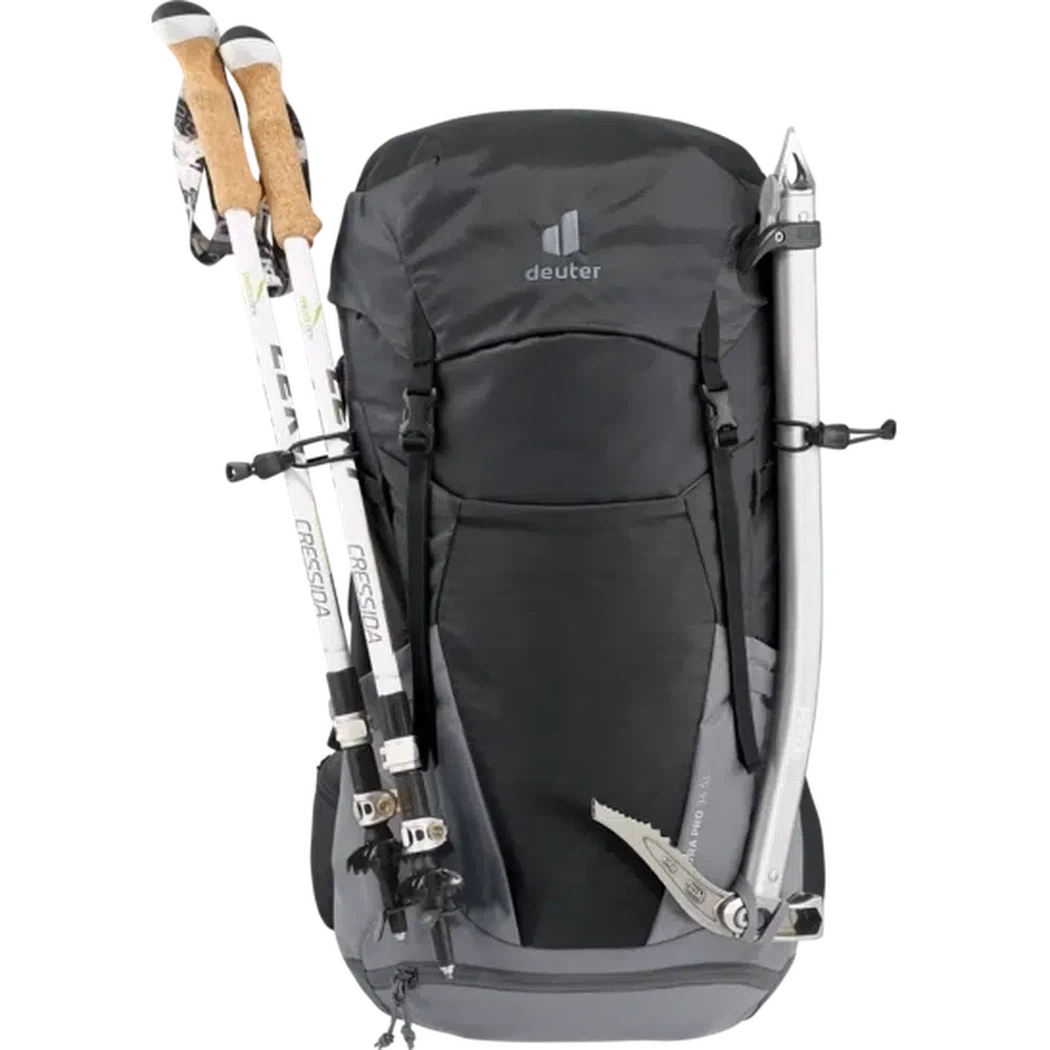 Futura Pro 34 SL-Camping - Backpacks - Backpacking-Deuter-Black Graphite-Appalachian Outfitters