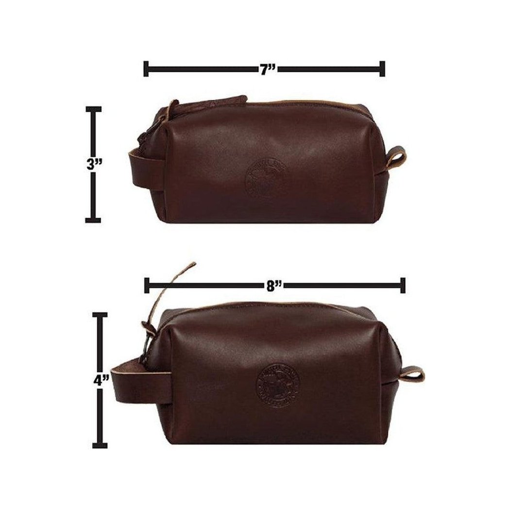 Duluth Pack Leather Travel Bag Medium-Accessories - Bags-Appalachian Outfitters