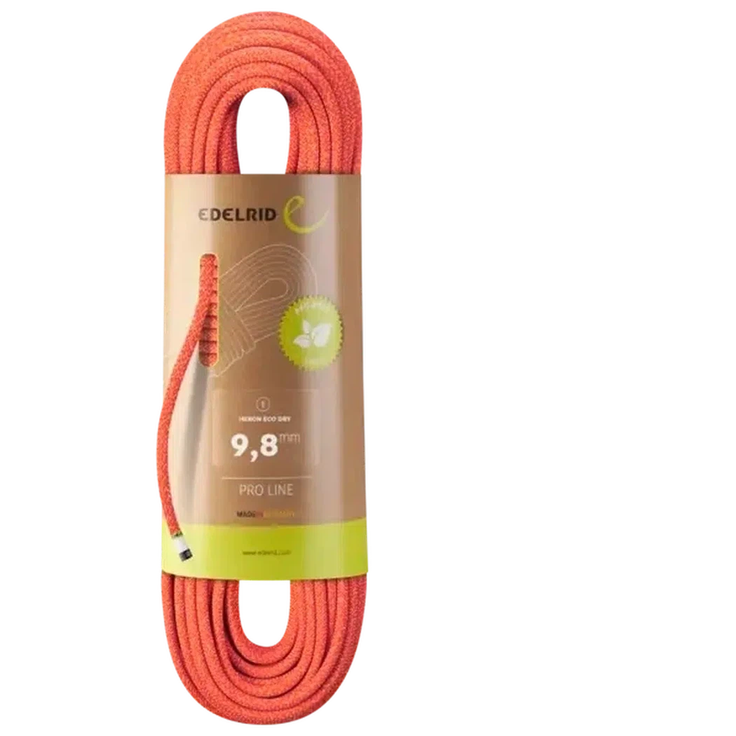 Heron Eco Dry 9.8mm-Climbing - Ropes - Dynamic-Edelrid-Fire-60 M-Appalachian Outfitters