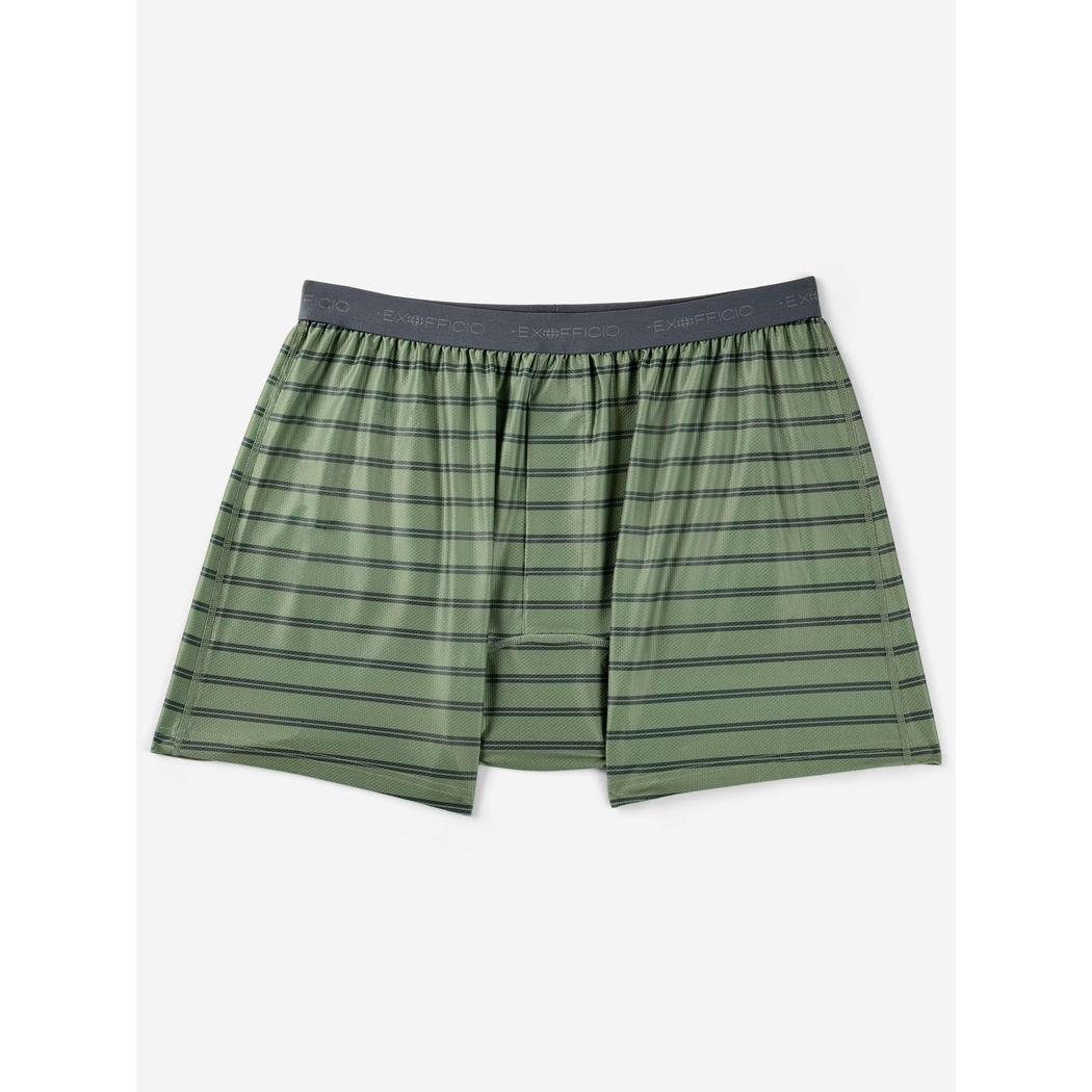 Exofficio Men's Give-N-Go 2.0 Boxer-Men's - Clothing - Underwear-Exofficio-Asparagus/Cobblestone-M-Appalachian Outfitters