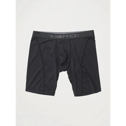 Exofficio Men's Give-N-Go Sport 2.0 Boxer Brief 9"-Men's - Clothing - Underwear-Exofficio-Black/Black-M-Appalachian Outfitters
