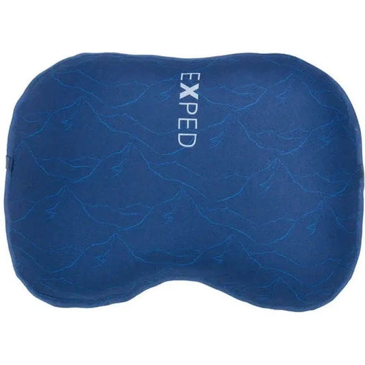 DeepSleep Pillow M-Camping - Sleeping Pads - Pillows-Exped-Blue Mountain Print-Appalachian Outfitters