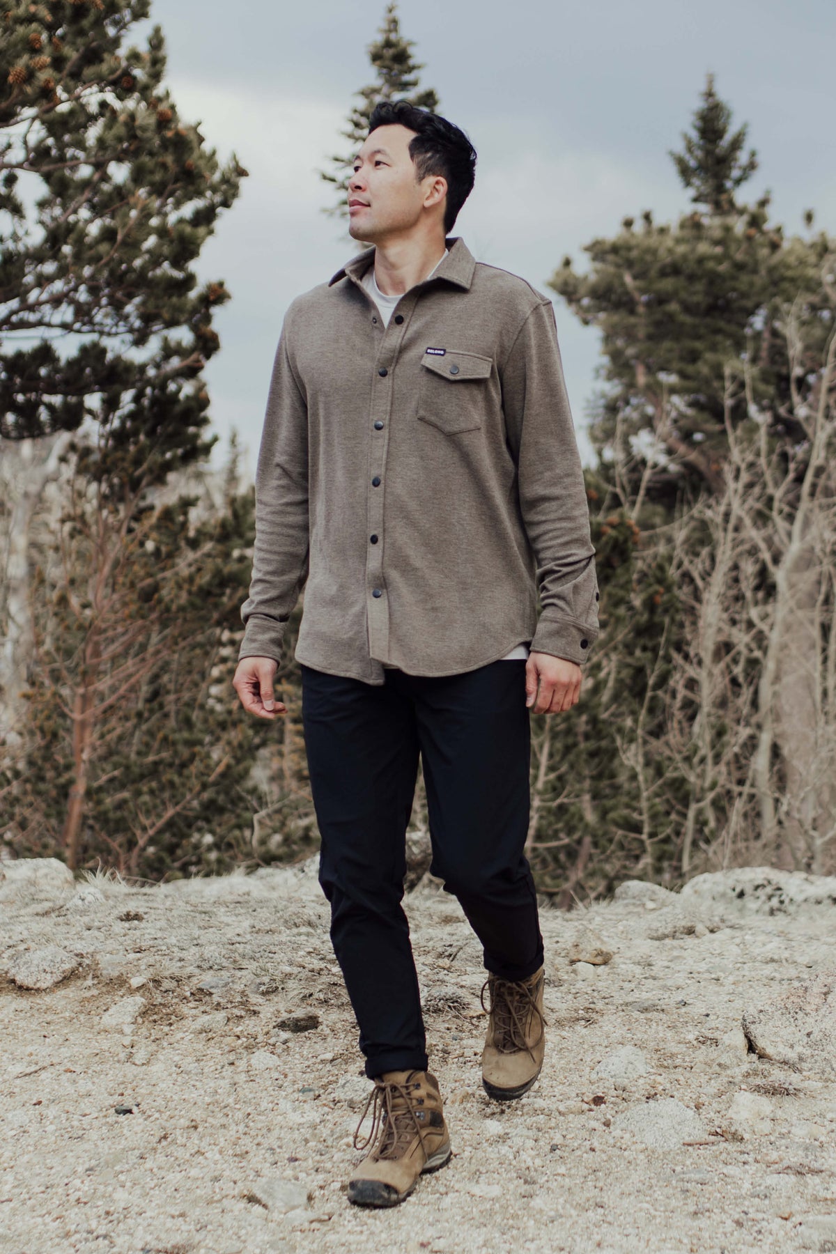 Belong Designs Men's Sherman Fleece Button Up product image