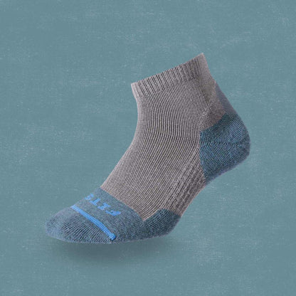 FITS Light Hiker Quarter-Accessories - Socks - Unisex-FITS-Dark Forest-S-Appalachian Outfitters