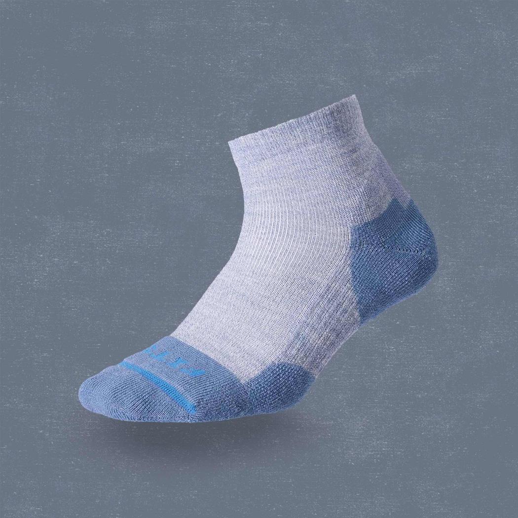 FITS Light Hiker Quarter-Accessories - Socks - Unisex-FITS-Ocean-S-Appalachian Outfitters