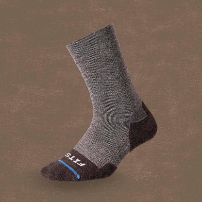 FITS Medium Hiker Crew-Accessories - Socks - Unisex-FITS-Brown-S-Appalachian Outfitters