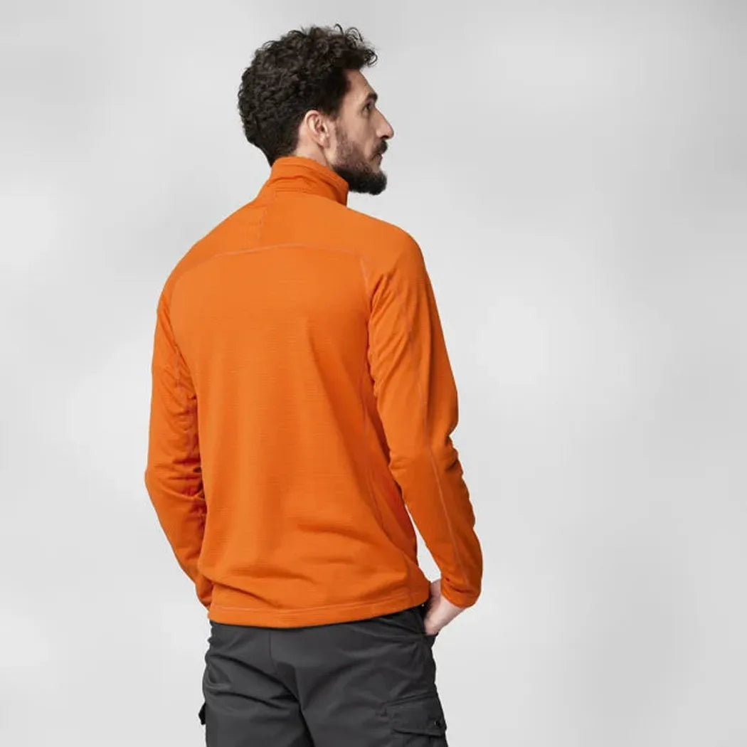 Fjallraven Men's Abisko Lite Fleece Half Zip-Men's - Clothing - Tops-Fjallraven-Appalachian Outfitters