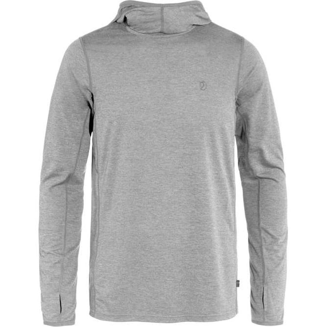 Fjallraven Men's Abisko Sun Hoodie-Men's - Clothing - Tops-Fjallraven-Shark Grey-M-Appalachian Outfitters