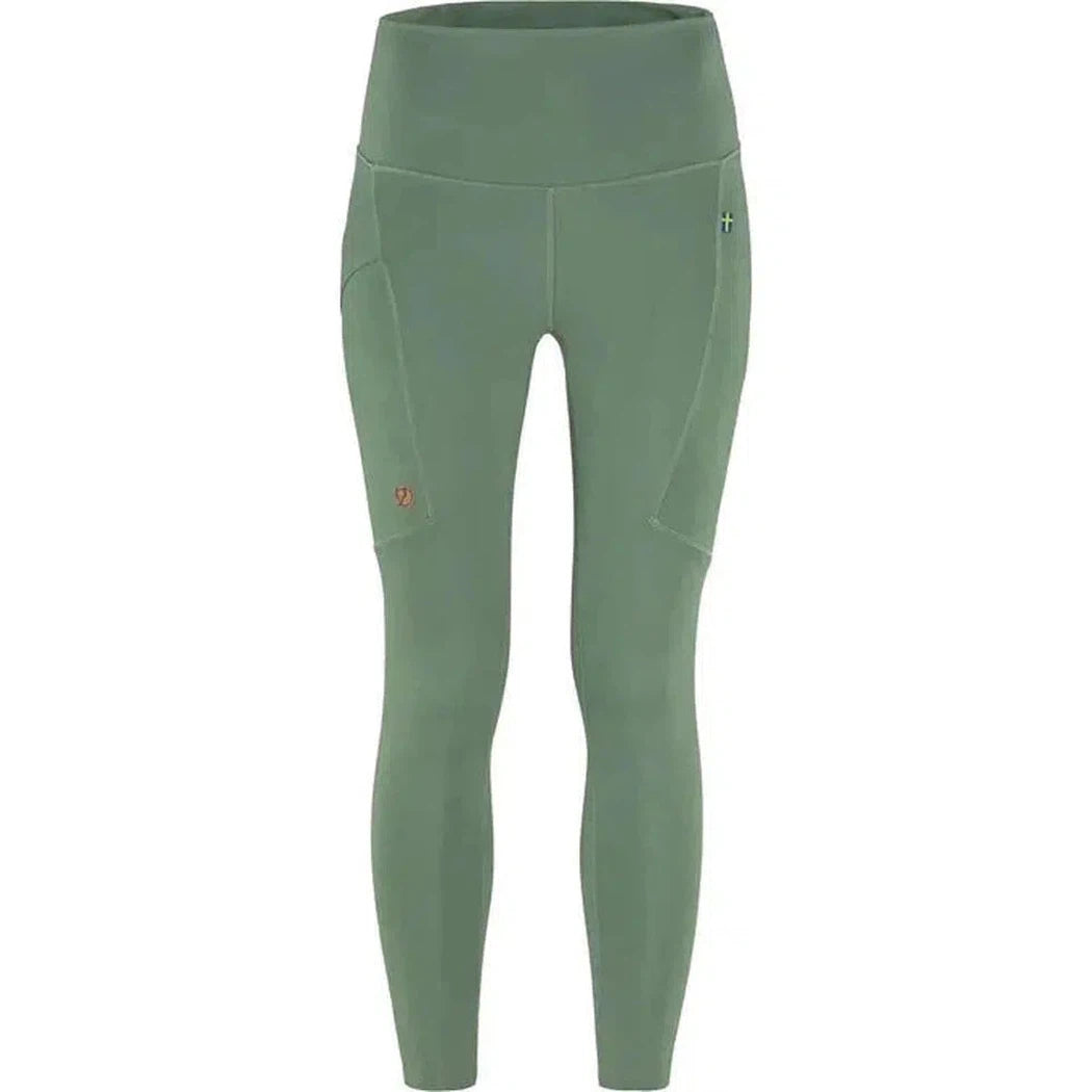 Fjallraven Women's Abisko Tights-Women's - Clothing - Bottoms-Fjallraven-Patina Green-S-Appalachian Outfitters