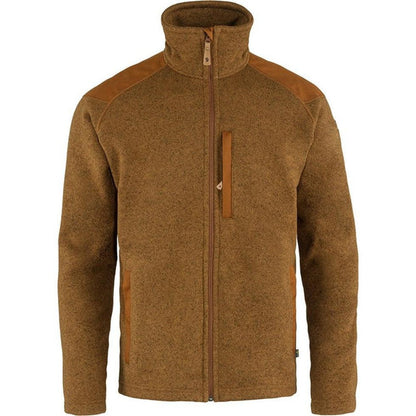 Fjallraven Men's Buck Fleece-Men's - Clothing - Jackets & Vests-Chestnut-M-Appalachian Outfitters