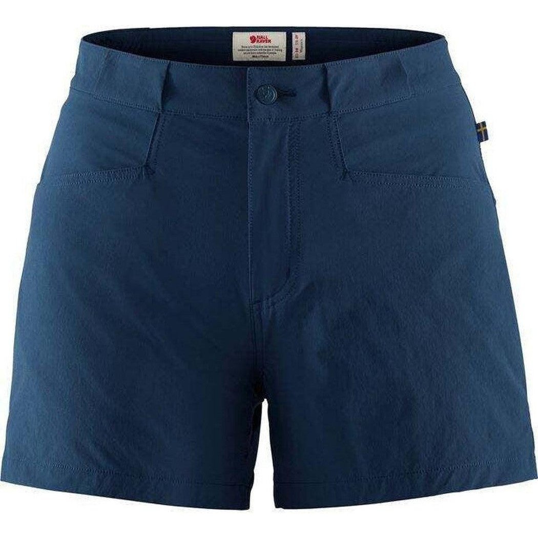 Fjallraven Women's High Coast Lite Shorts-Women's - Clothing - Bottoms-Navy-36-Appalachian Outfitters