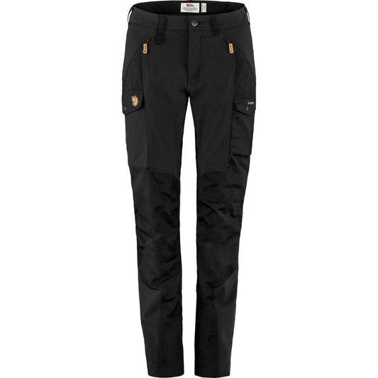Fjallraven Women's Nikka Trousers Curved-Women's - Clothing - Bottoms-Black-36-Appalachian Outfitters