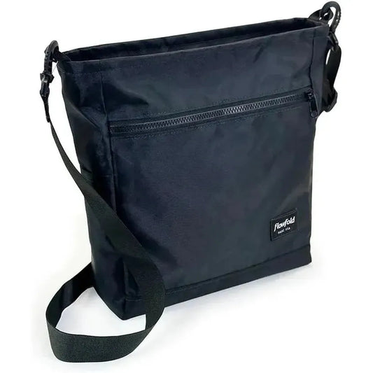 Flowfold Odyssey Crossbody-9L Medium-Accessories - Bags-Flowfold-Recycled Jet Black-Appalachian Outfitters