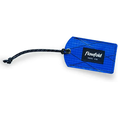 Flowfold Recycled Sailcloth Luggage Tags-Accessories - Bags-Flowfold-Blue-Appalachian Outfitters