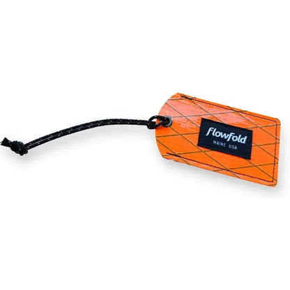 Flowfold Recycled Sailcloth Luggage Tags-Accessories - Bags-Flowfold-Blaze Orange-Appalachian Outfitters