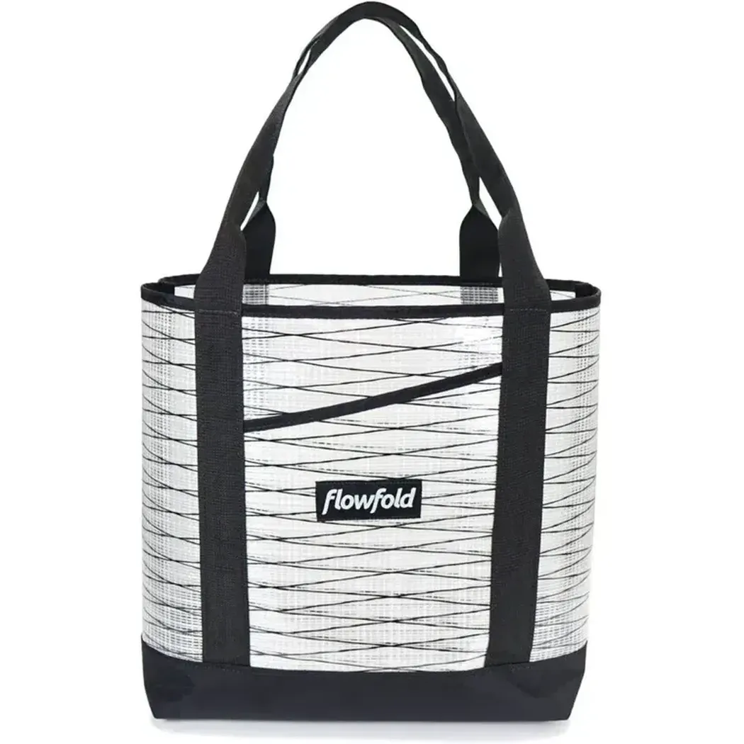 Flowfold Recycled Sailcloth Porter Tote - 16L-Accessories - Bags-Flowfold-White-Appalachian Outfitters