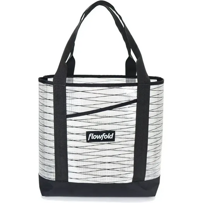 Flowfold Recycled Sailcloth Porter Tote - 16L-Accessories - Bags-Flowfold-White-Appalachian Outfitters
