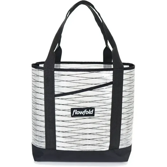 Flowfold Recycled Sailcloth Porter Tote - 16L-Accessories - Bags-Flowfold-White-Appalachian Outfitters