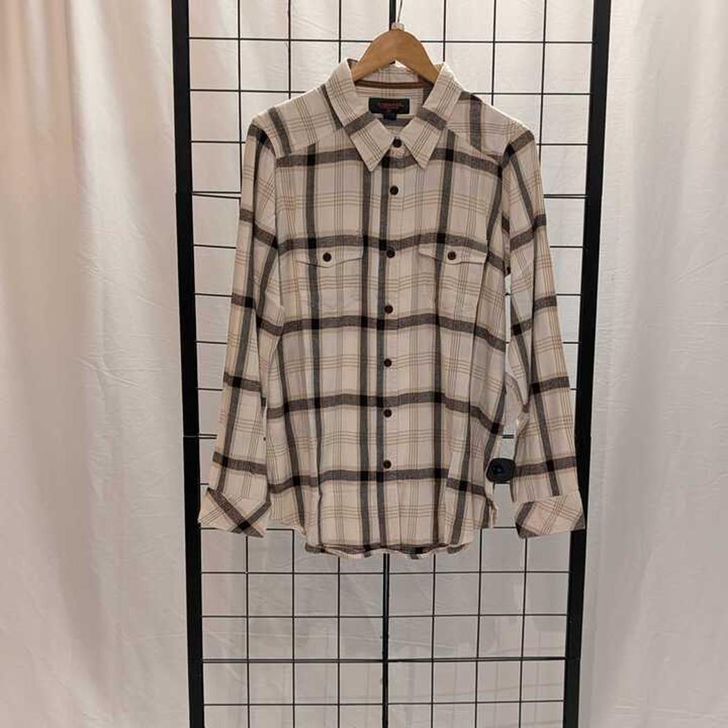 Flyshacker Sample - Women's Snuggler Flannel Shirt-Women's - Clothing - Tops-Flyshacker-Ecru-L-Appalachian Outfitters