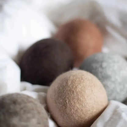 Friendsheep Natural Mystic Brown Mix Eco Wool Dryer Balls-Accessories - Novelty-Friendsheep-Appalachian Outfitters