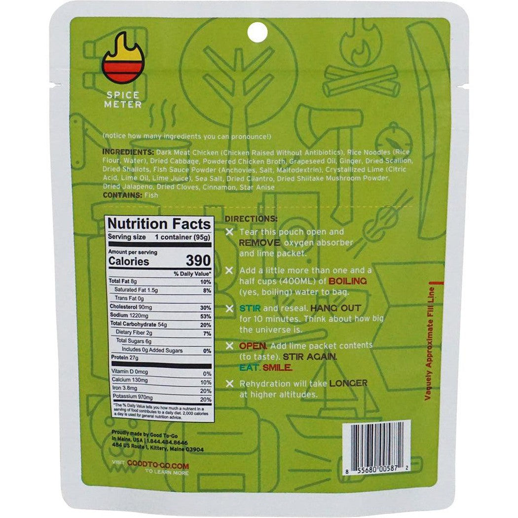 Chicken Pho-Food - Backpacking-Good To-Go-Appalachian Outfitters