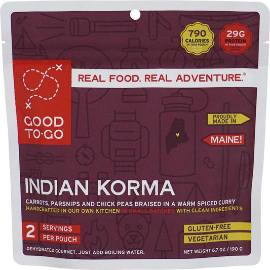 Indian Vegetable Korma - Double Serving-Food - Backpacking-Good To-Go-Appalachian Outfitters