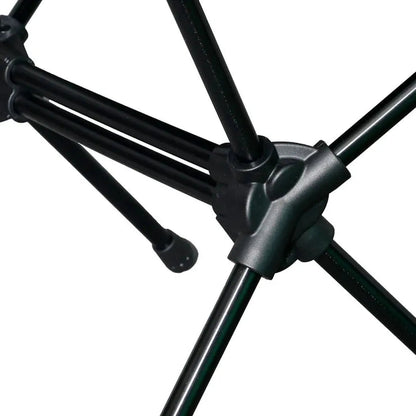 A close-up of the Grand Trunk Caddis HD Chair in Storm Blue showing the black metal frame and joint against a white background.