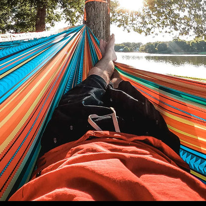Grand Trunk Double Deluxe Hammock with Suspension Straps-Camping - Tents & Shelters - Hammocks-Grand Trunk-Appalachian Outfitters