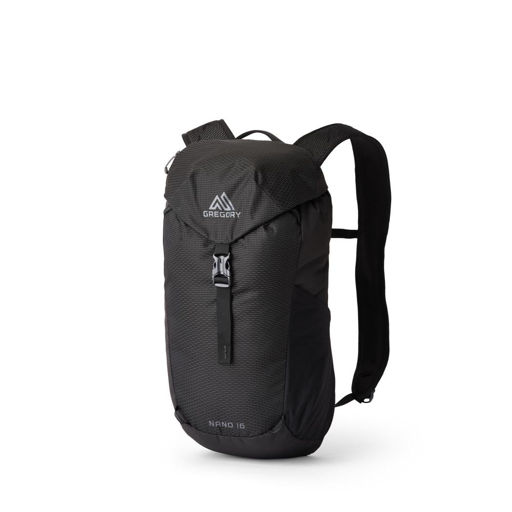Gregory Nano 16 Plus-Camping - Backpacks - Daypacks-Gregory-Optic Black-Appalachian Outfitters