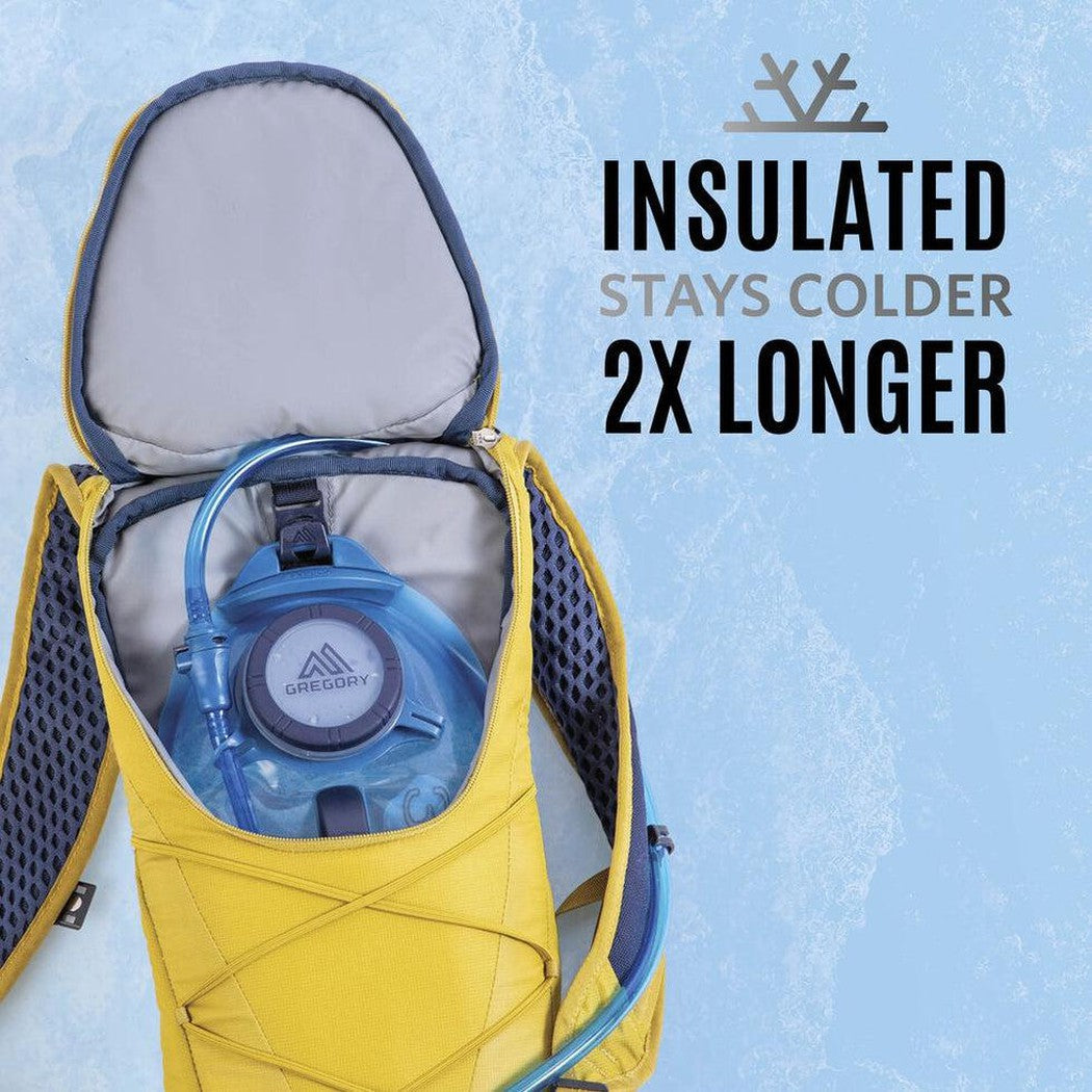 Pace 6 H20-Camping - Backpacks - Hydration Packs-Gregory-Black Ice-Appalachian Outfitters