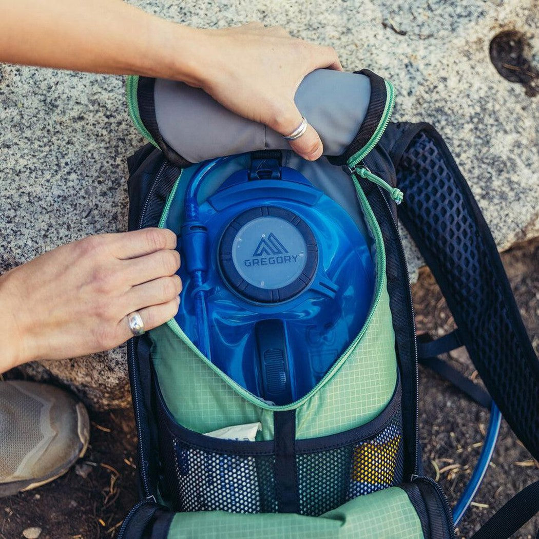 Pace 6 H20-Camping - Backpacks - Hydration Packs-Gregory-Black Ice-Appalachian Outfitters