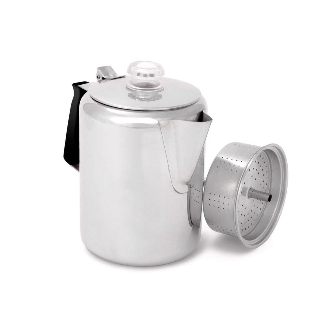 GSI Outdoors-Glacier Stainless 9 Cup Perc W/ Silicone Handle-Appalachian Outfitters