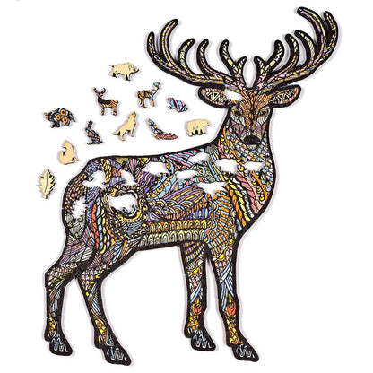 GSI Outdoors Wood Puzzle-Accessories - Games-GSI Outdoors-Buck-Appalachian Outfitters