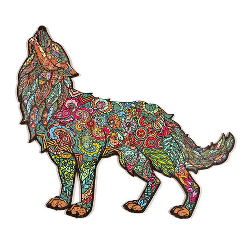 GSI Outdoors Wood Puzzle-Accessories - Games-GSI Outdoors-Wolf-Appalachian Outfitters