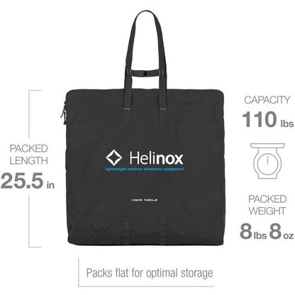 Cafe Table-Camping - Camp Furniture - Tables-Helinox-Black-Appalachian Outfitters