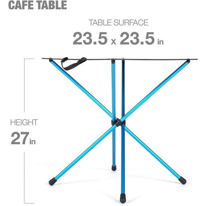Cafe Table-Camping - Camp Furniture - Tables-Helinox-Black-Appalachian Outfitters