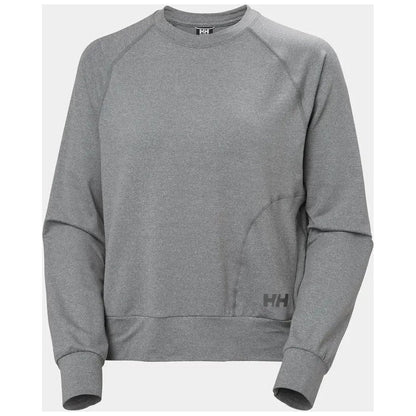 Helly Hansen Women's Tyri Knit Crew Neck-Women's - Clothing - Tops-Ebony Melange-S-Appalachian Outfitters
