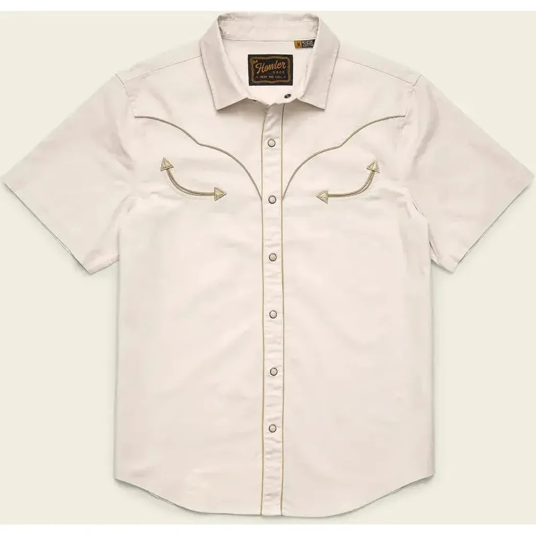 Howler Brothers Men's Broncbuster Snapshirt-Men's - Clothing - Tops-Howler Brothers-Sand-M-Appalachian Outfitters