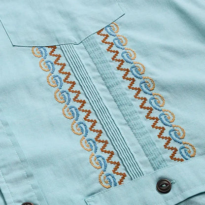 Howler Brothers Men's Guayabera Shirt-Men's - Clothing - Tops-Howler Brothers-Appalachian Outfitters