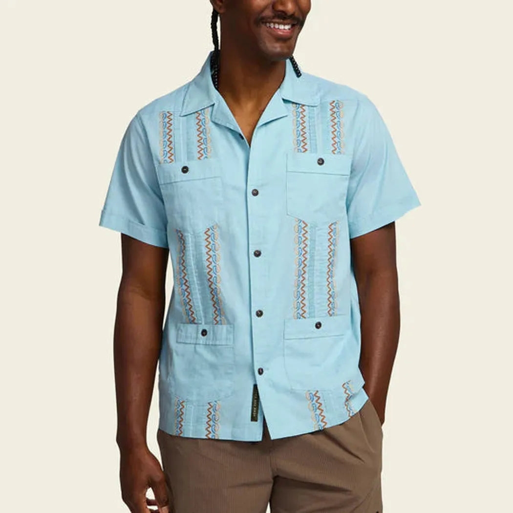 Howler Brothers Men's Guayabera Shirt-Men's - Clothing - Tops-Howler Brothers-Appalachian Outfitters