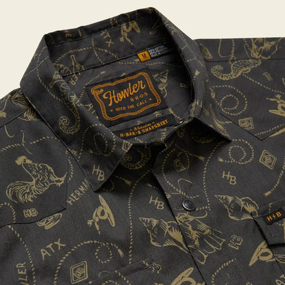 Howler Brothers Men's H Bar B Snapshirt-Men's - Clothing - Tops-Howler Brothers-Appalachian Outfitters