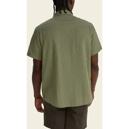 Howler Brothers Men's H Bar B Snapshirt - Eyelet Stripe-Men's - Clothing - Tops-Howler Brothers-Appalachian Outfitters