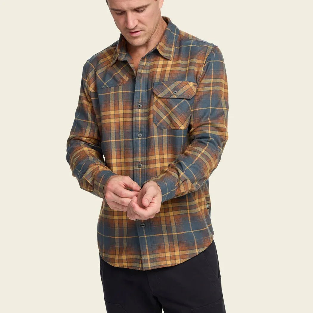 Howler Brothers Men's Harker Flannel-Men's - Clothing - Tops-Kempton Plaid : Stargazer-M-Appalachian Outfitters