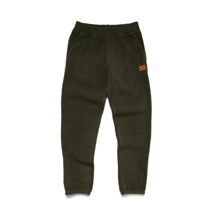 Pine Needle Howler Brothers Men's Pelusa Fleece Pants shown from front against white background.