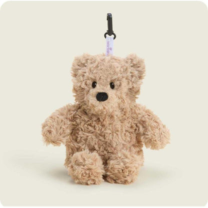 Warmies Brown Curly Bear Bag Charm-Accessories - Novelty - Stuffed Animals-Intelex-Appalachian Outfitters