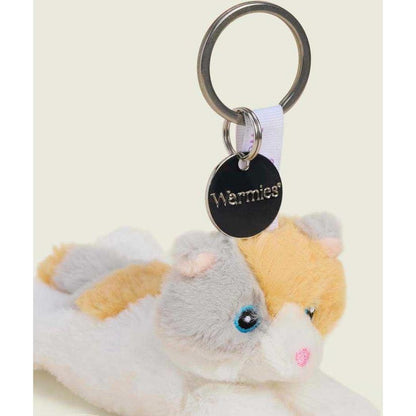 Warmies Calico Cat Keyring-Accessories - Novelty - Stuffed Animals-Intelex-Appalachian Outfitters