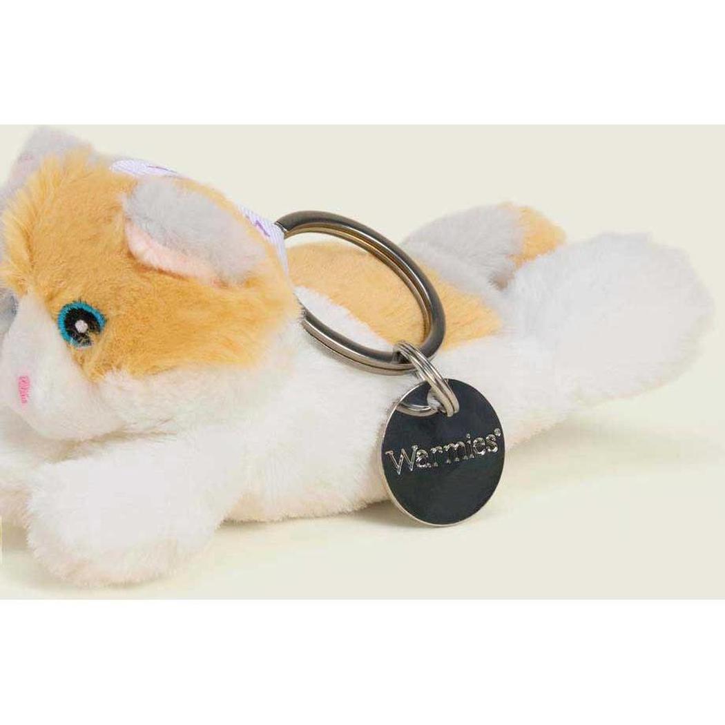 Warmies Calico Cat Keyring-Accessories - Novelty - Stuffed Animals-Intelex-Appalachian Outfitters