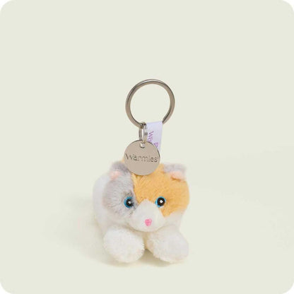 Warmies Calico Cat Keyring-Accessories - Novelty - Stuffed Animals-Intelex-Appalachian Outfitters