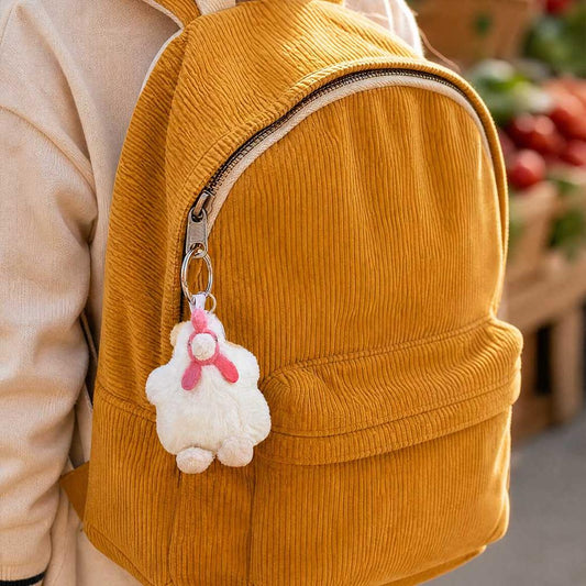 Warmies Chicken Keyring-Accessories - Novelty - Stuffed Animals-Intelex-Appalachian Outfitters