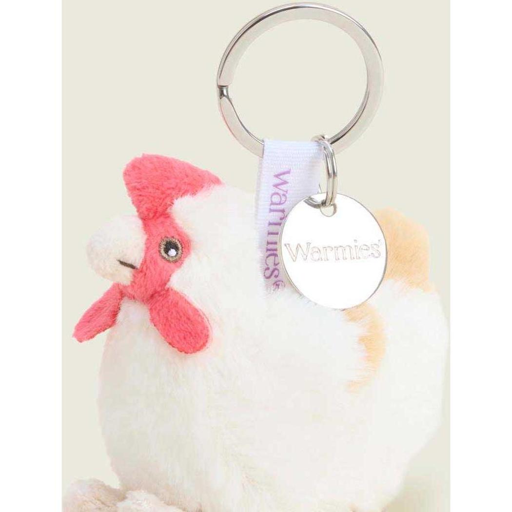 Warmies Chicken Keyring-Accessories - Novelty - Stuffed Animals-Intelex-Appalachian Outfitters